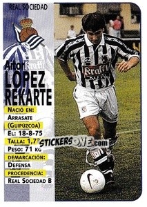 Figurina López Rekarte - Liga Spagnola 1998-1999 - Panini