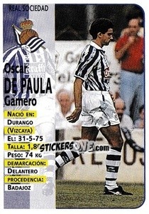Sticker De Paula - Liga Spagnola 1998-1999 n. 61 - Panini