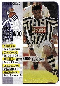 Cromo Aldeondo - Liga Spagnola 1998-1999 n. 62a - Panini