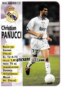 Cromo Panucci - Liga Spagnola 1998-1999 - Panini