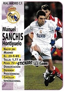 Cromo Sanchis - Liga Spagnola 1998-1999 n. 70 - Panini