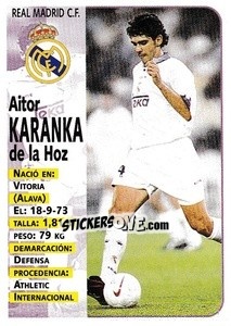 Figurina Karanka - Liga Spagnola 1998-1999 - Panini