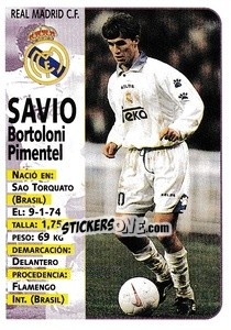 Figurina Savio - Liga Spagnola 1998-1999 - Panini