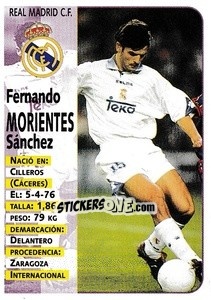 Sticker Morientes - Liga Spagnola 1998-1999 - Panini
