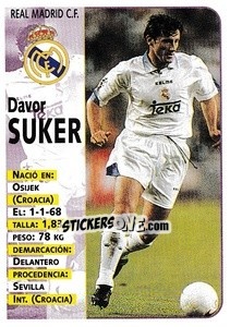 Figurina Suker - Liga Spagnola 1998-1999 - Panini