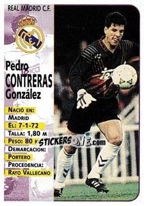 Figurina Contreras - Liga Spagnola 1998-1999 - Panini
