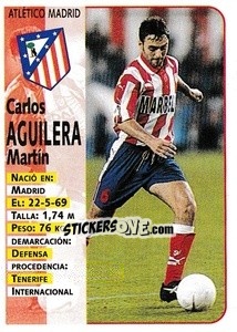 Sticker Aguilera - Liga Spagnola 1998-1999 - Panini