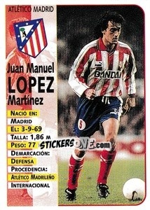 Figurina López - Liga Spagnola 1998-1999 - Panini