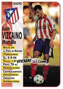Cromo Vizcaíno - Liga Spagnola 1998-1999 - Panini