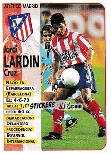 Sticker Lardín - Liga Spagnola 1998-1999 n. 99 - Panini