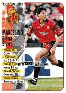 Sticker Marcelino - Liga Spagnola 1998-1999 n. 107 - Panini