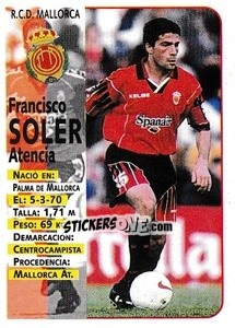 Cromo Fco. Soler - Liga Spagnola 1998-1999 - Panini