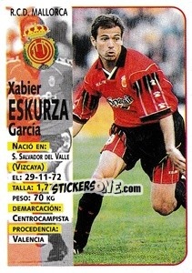 Figurina Eskurza - Liga Spagnola 1998-1999 - Panini