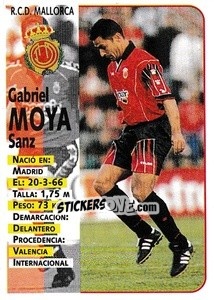 Figurina Moya - Liga Spagnola 1998-1999 - Panini