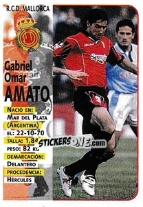 Cromo Amato - Liga Spagnola 1998-1999 - Panini