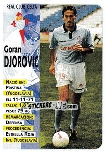 Figurina Djorovic - Liga Spagnola 1998-1999 - Panini