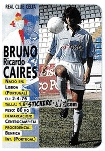 Sticker Bruno Caires - Liga Spagnola 1998-1999 n. 133 - Panini