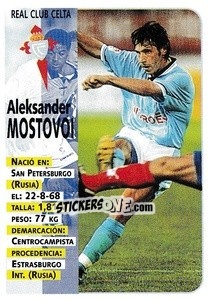 Figurina Mostovoi - Liga Spagnola 1998-1999 - Panini