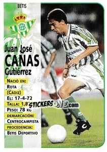 Figurina Cañas - Liga Spagnola 1998-1999 - Panini