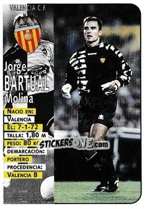 Cromo Bartual - Liga Spagnola 1998-1999 n. 162 - Panini