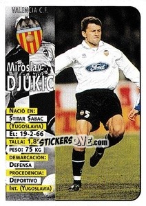 Cromo Djukic - Liga Spagnola 1998-1999 - Panini