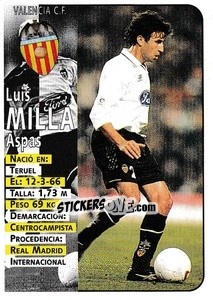 Figurina Milla - Liga Spagnola 1998-1999 - Panini