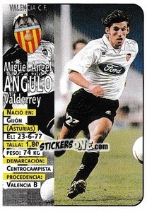 Figurina Angulo - Liga Spagnola 1998-1999 - Panini