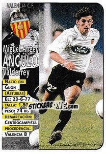 Sticker Angulo - Liga Spagnola 1998-1999 n. 171 - Panini