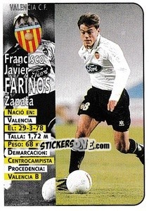 Cromo Farinós - Liga Spagnola 1998-1999 - Panini