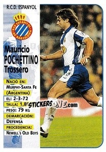 Figurina Pochettino - Liga Spagnola 1998-1999 - Panini