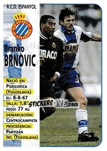 Sticker Brnovic - Liga Spagnola 1998-1999 n. 187 - Panini