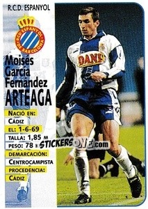 Sticker Arteaga - Liga Spagnola 1998-1999 n. 191 - Panini