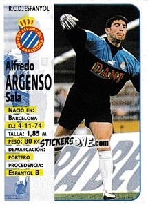 Figurina Argensó - Liga Spagnola 1998-1999 n. 198 - Panini