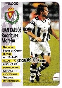 Cromo Juan Carlos - Liga Spagnola 1998-1999 - Panini