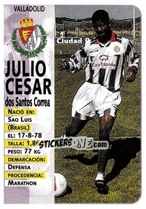 Cromo Julio César - Liga Spagnola 1998-1999 - Panini