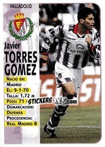 Figurina Torres Gómez - Liga Spagnola 1998-1999 - Panini