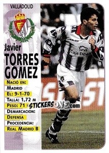 Sticker Torres Gómez - Liga Spagnola 1998-1999 n. 207 - Panini