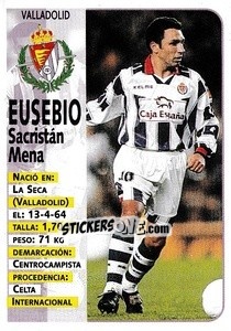 Sticker Eusebio - Liga Spagnola 1998-1999 n. 210 - Panini