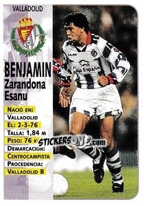 Cromo Benjamín - Liga Spagnola 1998-1999 - Panini