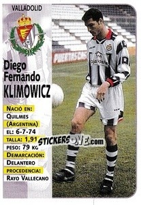 Cromo Klimowicz - Liga Spagnola 1998-1999 - Panini
