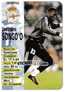 Sticker Songo´o - Liga Spagnola 1998-1999 - Panini