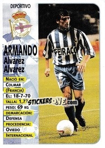 Cromo Armando - Liga Spagnola 1998-1999 - Panini