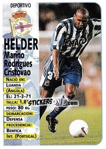 Figurina Helder - Liga Spagnola 1998-1999 - Panini