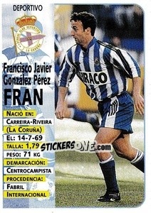 Sticker Fran - Liga Spagnola 1998-1999 n. 232 - Panini