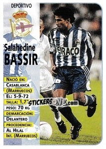 Sticker Bassir - Liga Spagnola 1998-1999 n. 234 - Panini
