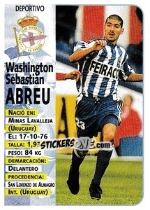 Sticker Abreu - Liga Spagnola 1998-1999 - Panini