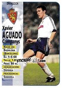 Figurina Aguado - Liga Spagnola 1998-1999 - Panini