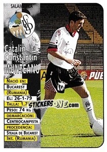 Sticker Munteanu - Liga Spagnola 1998-1999 n. 265a - Panini