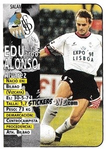 Figurina Edu Alonso - Liga Spagnola 1998-1999 - Panini