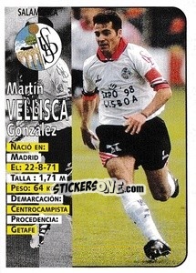 Figurina Vellisca - Liga Spagnola 1998-1999 - Panini